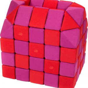 Magnetische Würfel JollyHeap® - Pink/Rot