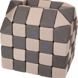 Magnetische Würfel JollyHeap® - Hellgrau/Dunkelgrau
