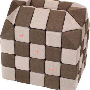 Magnetische Würfel JollyHeap® - Hellgrau/Braun